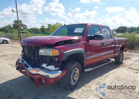 2005 GMC Sierra 2500Hd Sle из США, поврежденный, VIN 1GTHK23205F843318